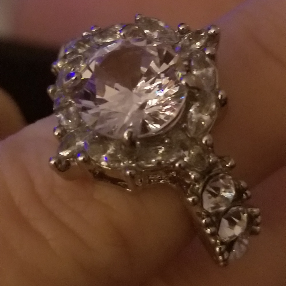 Solid Sterling Silver 3 CT Wedding Ring 6 7 and 8